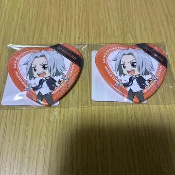 고쿠데라 하야토 캔뱃지 2개 DMM 스크래치