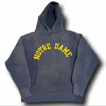 60s Champion 런택 후기 NOTRE DAME 후드티 퍼플네이비