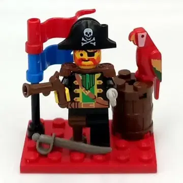 LEGO 정품 레고 빨간 수염 선장 해적 남해의 용사 올드 레고