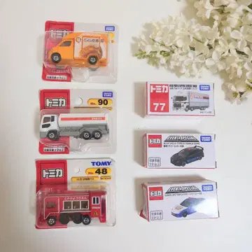 토미카 유치원 4대와 덤 2대 세트 코코이치 카레 주유소