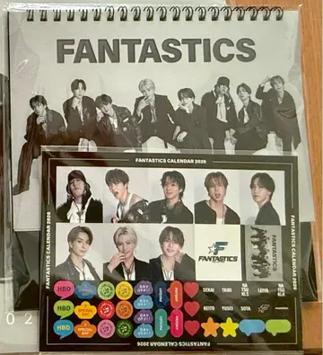 FANTASTICS 2026년 탁상 달력 특전 포함