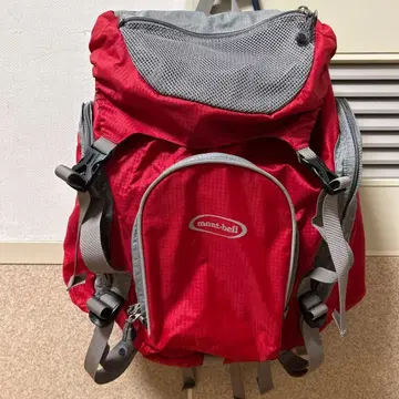 mont-bell 빨간색 백팩