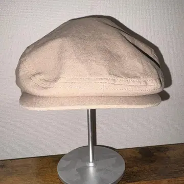 베이지 헌팅모 캔버스제