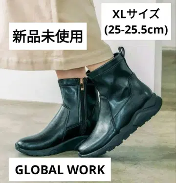 GLOBAL WORK 에어카루 발수 스니커즈 부츠 XL 25-25.5