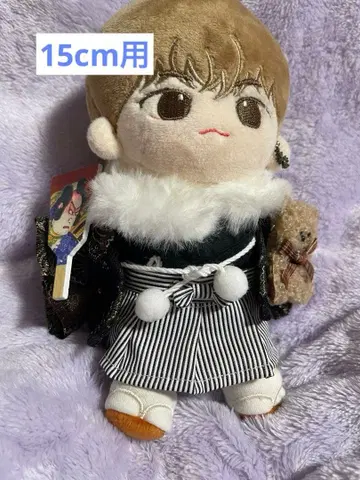 15cm 봉제 인형 의류 설날용 겉옷 하카마