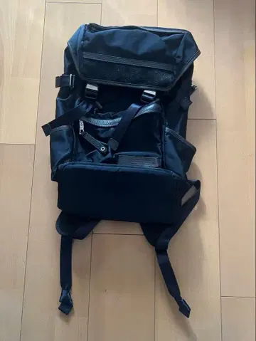 블랙 백팩 심플한 디자인 master-piece 마스터피스