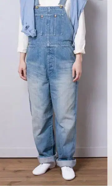 네스트로브 무라사키 데님 오버롤 살로펫