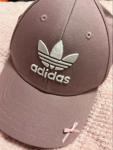 adidas 핑크 캡