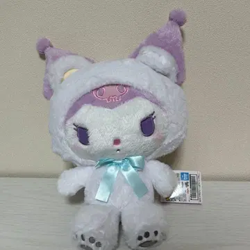 산리오 캐릭터즈 화이트 베어 인형 BIG 타입 봉제 인형 쿠로미