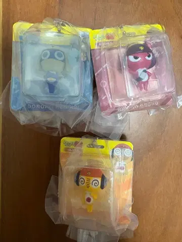 개구리 중사 케로로 블리스터 참 컬렉션 기로로 쿠루루 도로로