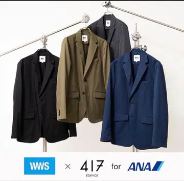 WWS 워크웨어 수트 x EDIFICE x ANA 네이비