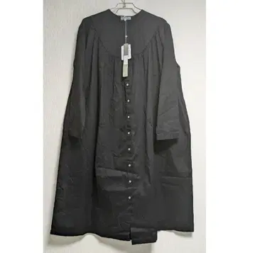 08맵 셔츠 원피스 블랙