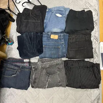 데님 팬츠 세트 9점