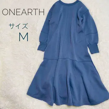 새상품 ONEARTH 속기모 앞뒤 2WAY M 루즈핏 맨투맨 원피스