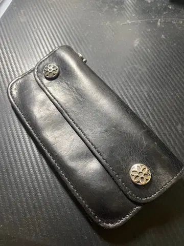 블랙 가죽 장지갑 굿 아트 할리우드 지갑