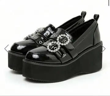 bubbles 더블 벨트 로퍼 36