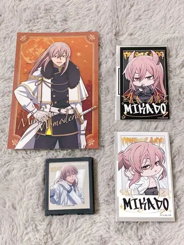 도원암귀 모모데라 신몬 마그넷 거울 트레이딩 폴라로이드풍 카드 세트