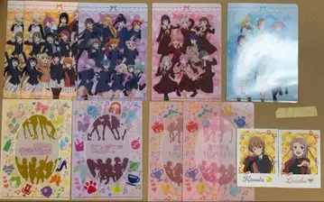 러브 라이브 다이소 한정판 클리어 파일 & 포토 카드