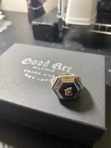 backlash 육각형 반지 실버