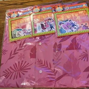 주토피아 happy 복권 B상 하와이안 셔츠 스티커 세트