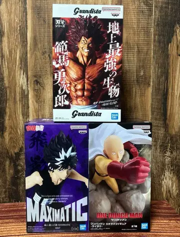 최신 프라이즈 피규어 바키 원펀맨 유유백서