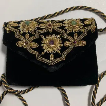 인도 자수 앤티크 미니 숄더 백 미니 파우치 지갑