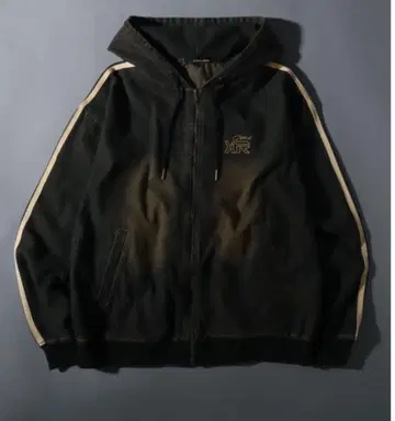 Side Line Denim Hoodi