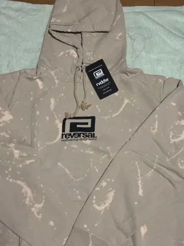 리버설 후드티 M 사이즈 베이지