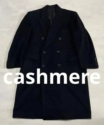 새상품급 고급 캐시미어 100% 체스터 코트 cashmere L 더블