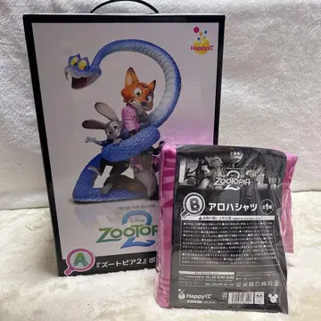 주토피아2 해피 복권 A상 포스터 피규어 B상 하와이안 셔츠