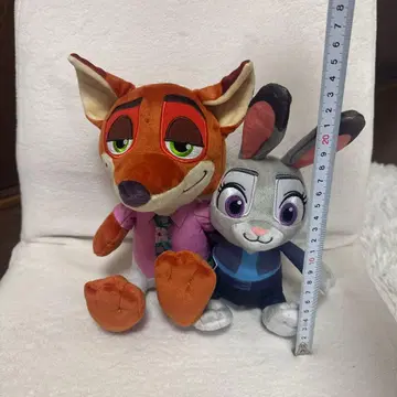 닉 와일드와 주디 홉스 봉제 인형 세트