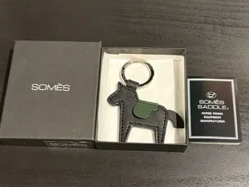 SOMES 키 포브 안장 말 키링