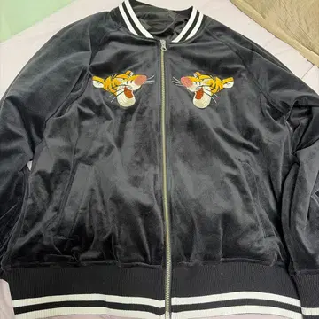 도쿄 디즈니 리조트 바시티 자켓 L 티거 자수