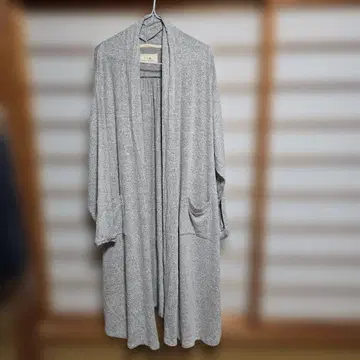 fu ai 그레이 롱 가디건
