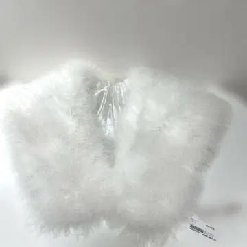 마라보 깃털 100% 숄