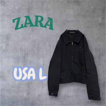 ZARA 자라 스터드 유즈드 자켓 USA L