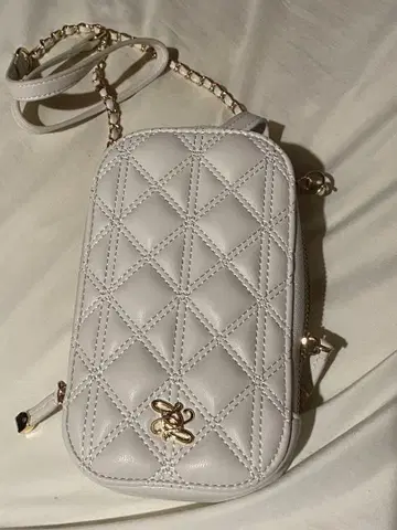 RANDA 퀼팅 멀티 숄더백 아이보리