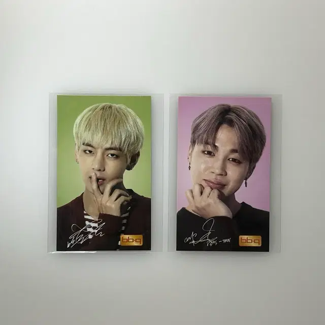 방탄소년단 BTS 지민, 뷔 비비큐 포카 무료 나눔