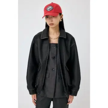MOUSSY LEATHER A-2 플라이트 자켓