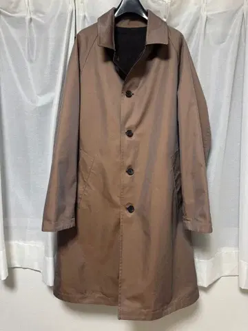 새상품급 유나이티드 애로우즈 리버서블 스텐카라 코트 하운드투스 M