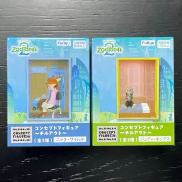 주토피아2 컨셉 피규어 ~칠 아웃~ 주디 닉 세트 판매