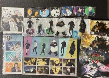 주술회전 0 아크릴 스탠드 캔뱃지 색지 스티커