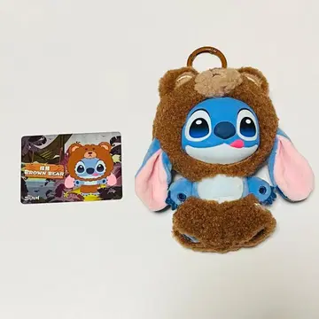 TOPTOY 스티치 WILD ANIMAL 키링 시크릿 곰