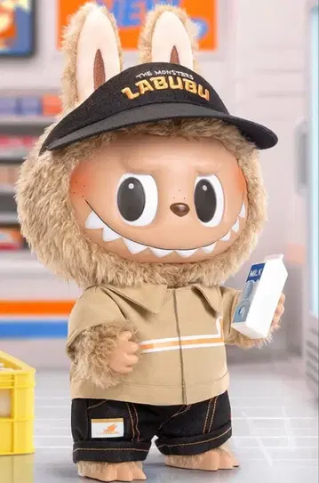 LABUBU The Naughty Cashier 봉제 인형 점원 럽브