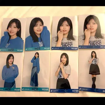 시바타 유나 노기자카46 40thSG 언더 라이브 브로마이드 7종+1장