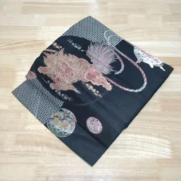 인기 당사자 무늬 오시마 오리 앤티크 나고야 오비 착용 가능 선착순