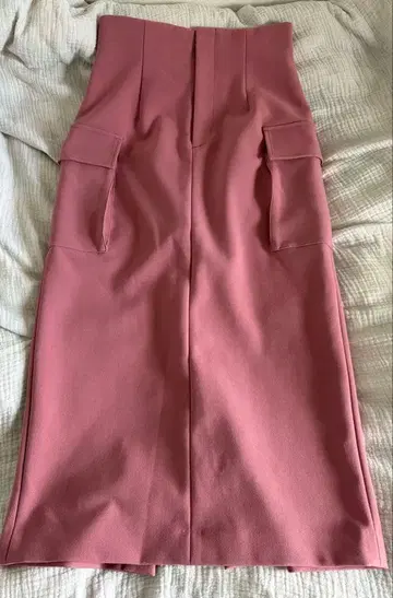 언클레이브 스커트 롱 핑크