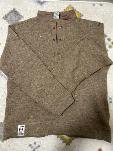 BEAMS HURRICANE-UTAH L 사이즈 브라운 니트