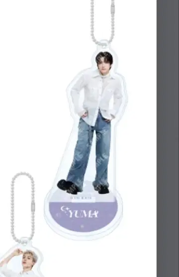 &TEAM 카페 YUMA 아크릴 스탠드 키링 유마