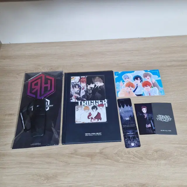 리레볼루션 굿즈판매(포토북&응원봉&덤)